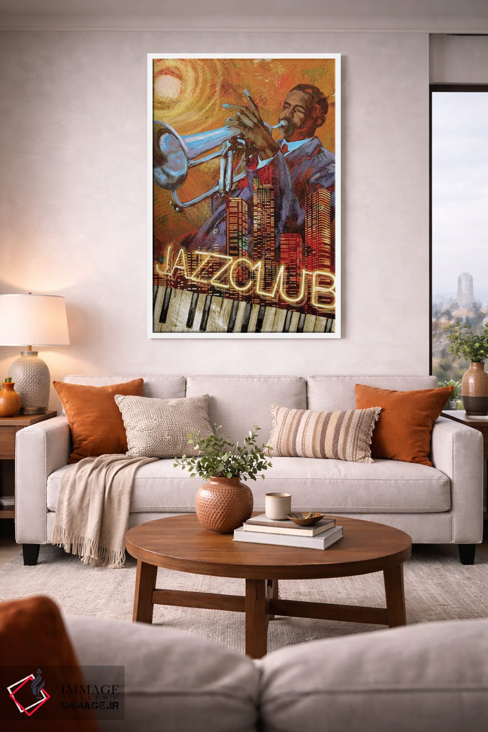 تابلو دکوراتیو کلوب جاز اثر کنراد ناتسن - D1W