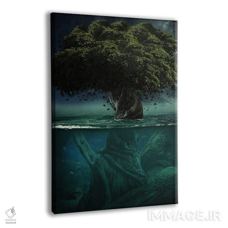 تابلو دکوراتیو تنها در اعماق اثر میلوش کارانوویچ - نمای پرسپکتیو محصول