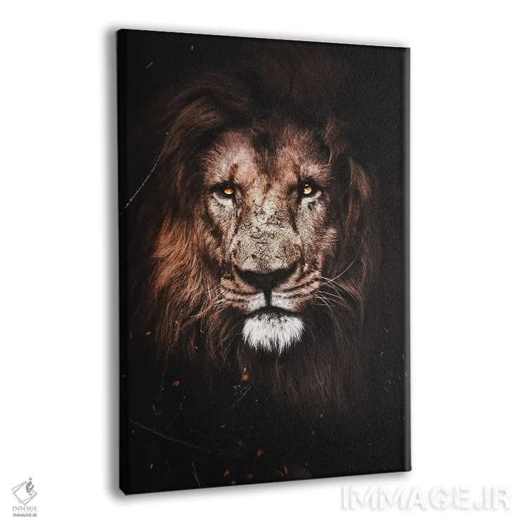 تابلو دکوراتیو شیر I اثر میلوش کارانوویچ - نمای پرسپکتیو محصول