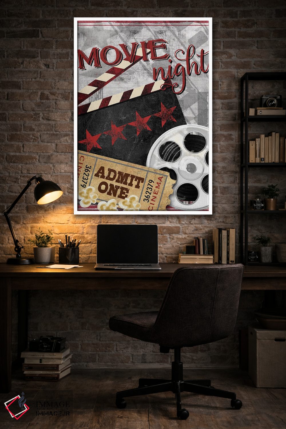 تابلو دکوراتیو شب فیلم II اثر کنراد ناتسن - D3W