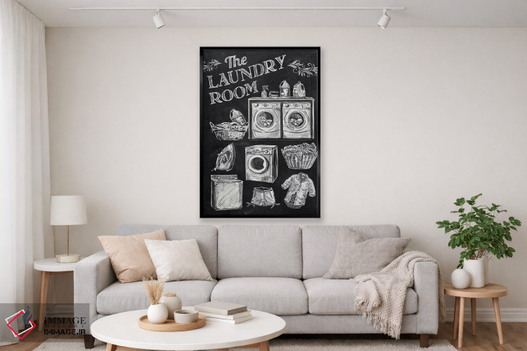 تابلو دکوراتیو رختشویخانه اثر کنراد ناتسن - D3B