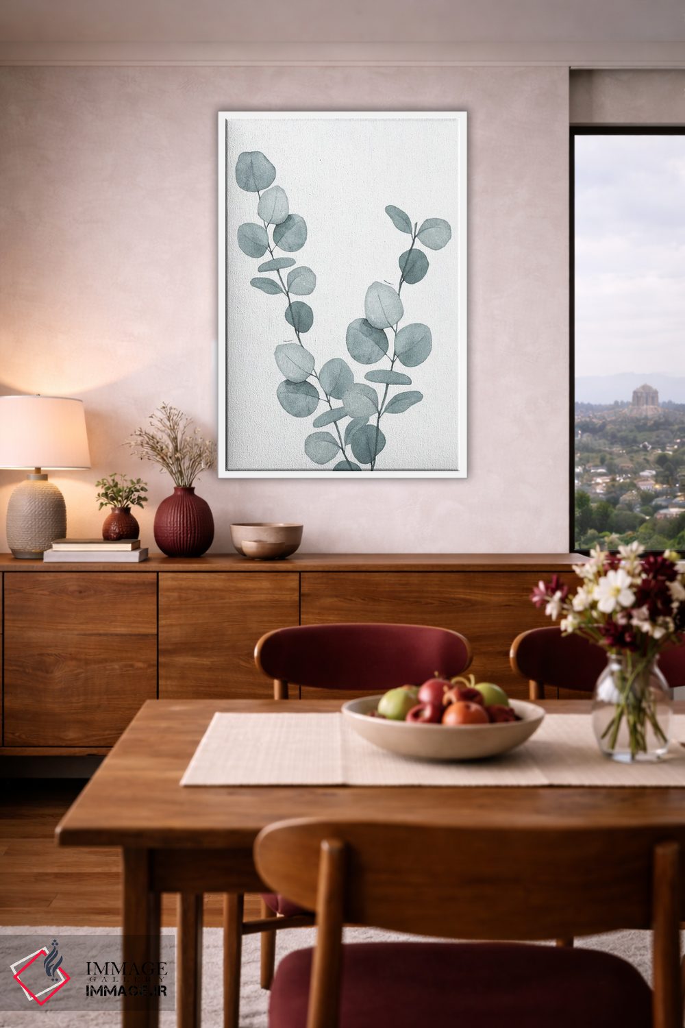 تابلو مینیمال شستشوی گیاهی آبی III اثر کنراد ناتسن - D4W