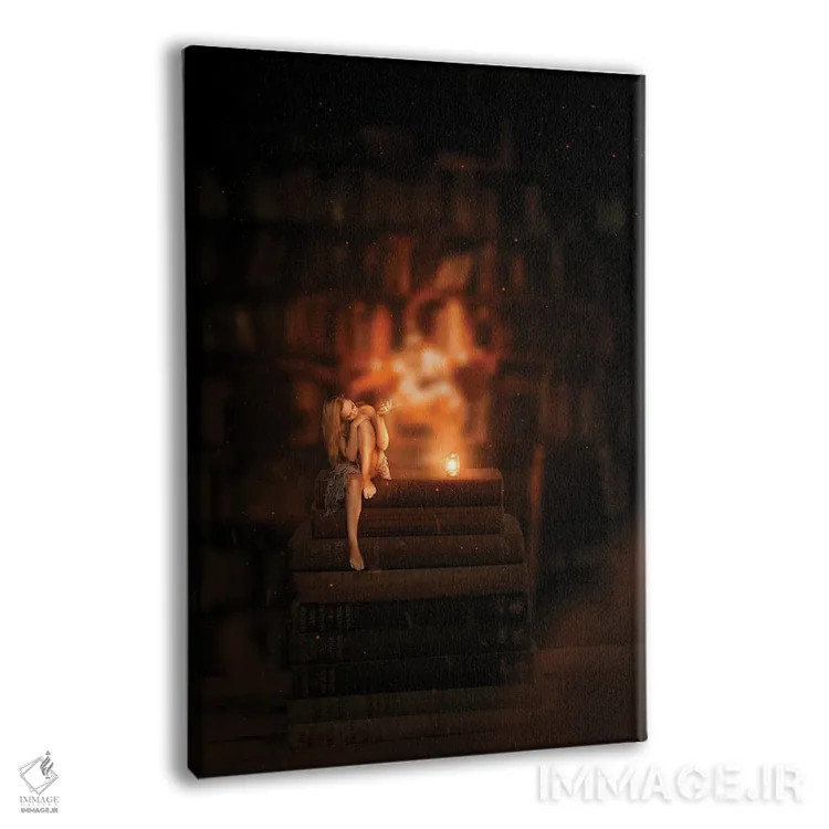 تابلو دکوراتیو کتاب اثر میلوش کارانوویچ - نمای پرسپکتیو محصول