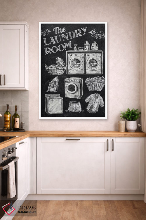 تابلو دکوراتیو رختشویخانه اثر کنراد ناتسن - D4W