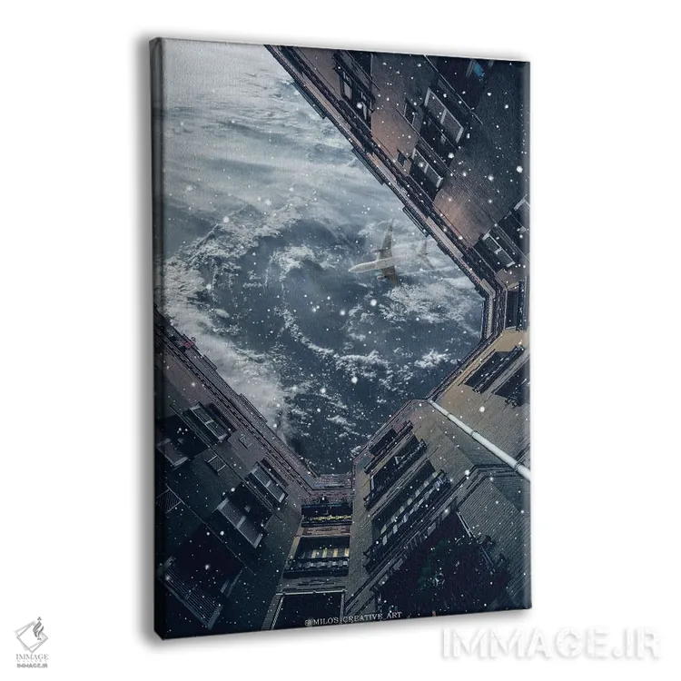 تابلو دکوراتیو روز زمین اثر میلوش کارانوویچ - نمای پرسپکتیو محصول