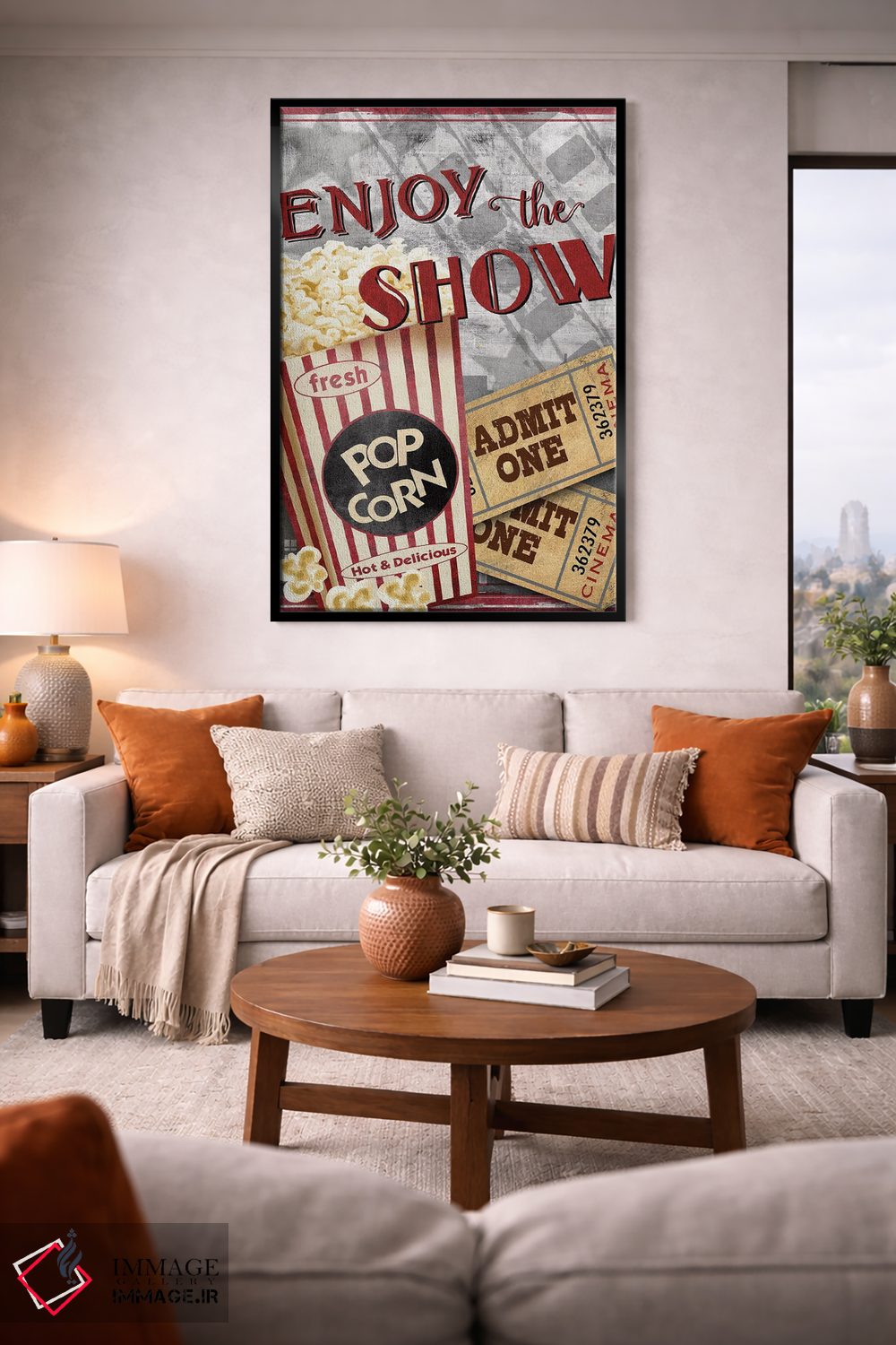 تابلو دکوراتیو شب فیلم I اثر کنراد ناتسن - D2B