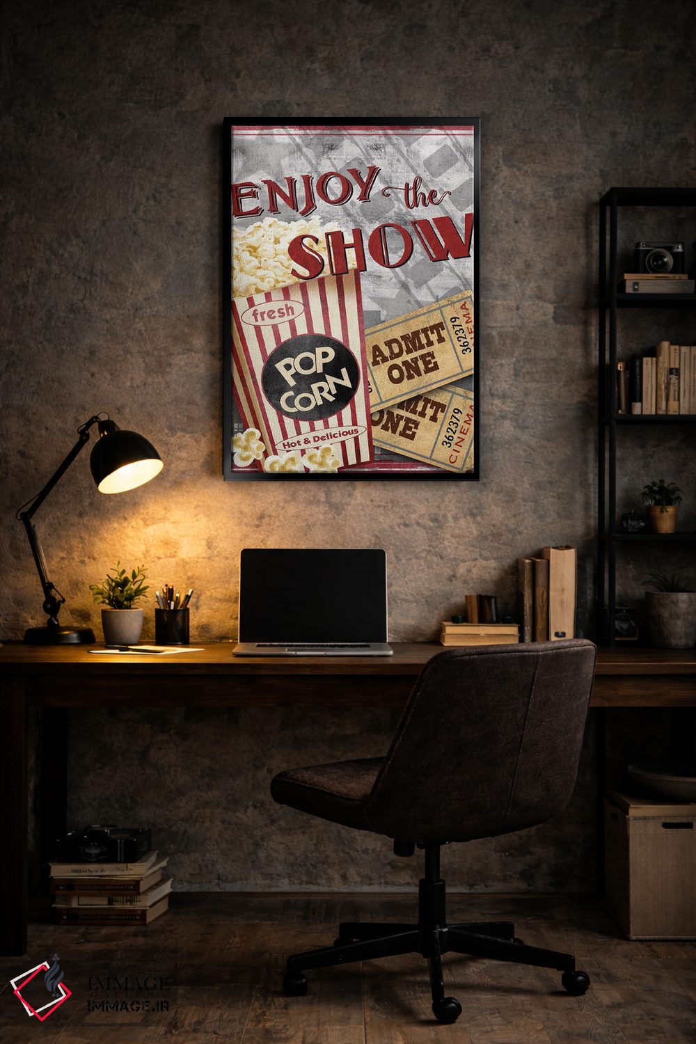 تابلو دکوراتیو شب فیلم I اثر کنراد ناتسن - D6B