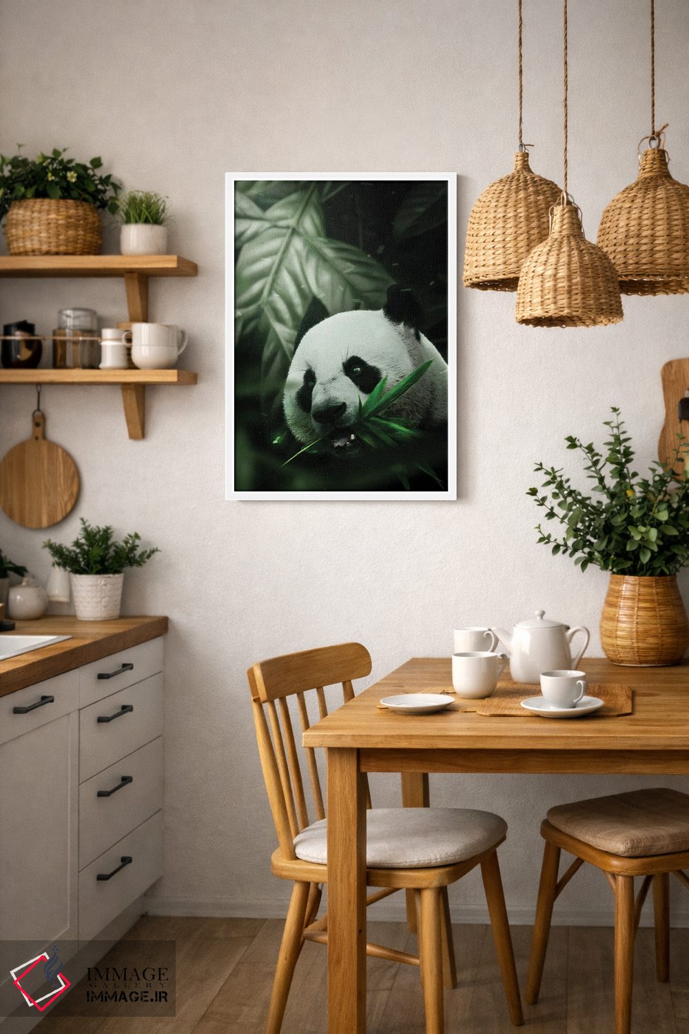 تابلو دکوراتیو پاندا اثر میلوش کارانوویچ - D3W