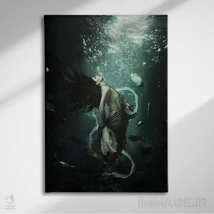 تابلو دکوراتیو با من بیا اثر میلوش کارانوویچ - نمای روبهرو روی دیوار