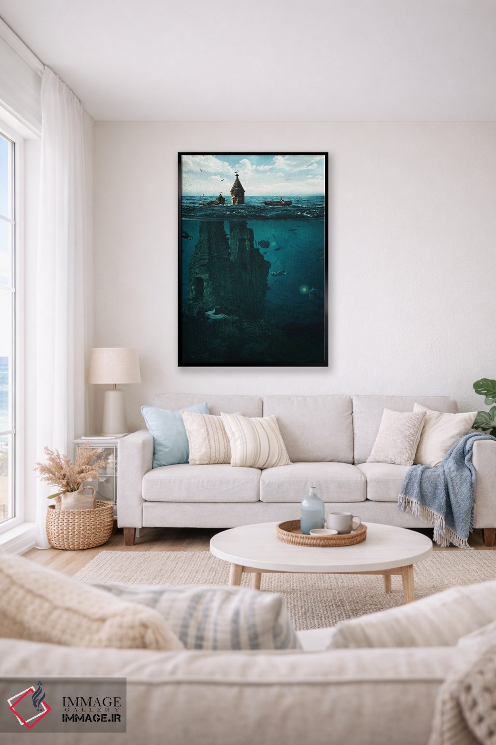 تابلو دکوراتیو شهر گمشده اثر میلوش کارانوویچ - D3B