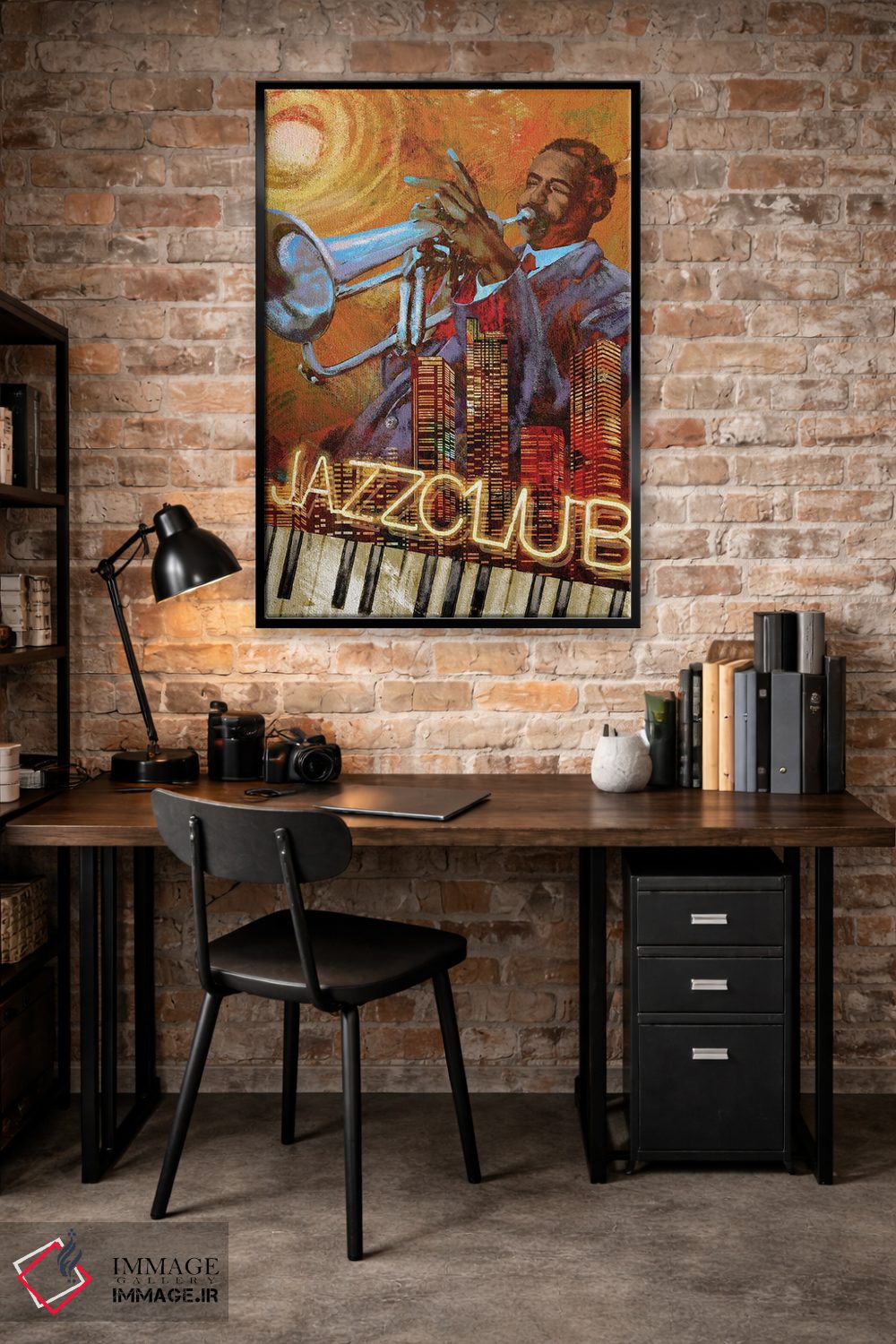 تابلو دکوراتیو کلوب جاز اثر کنراد ناتسن - D5B