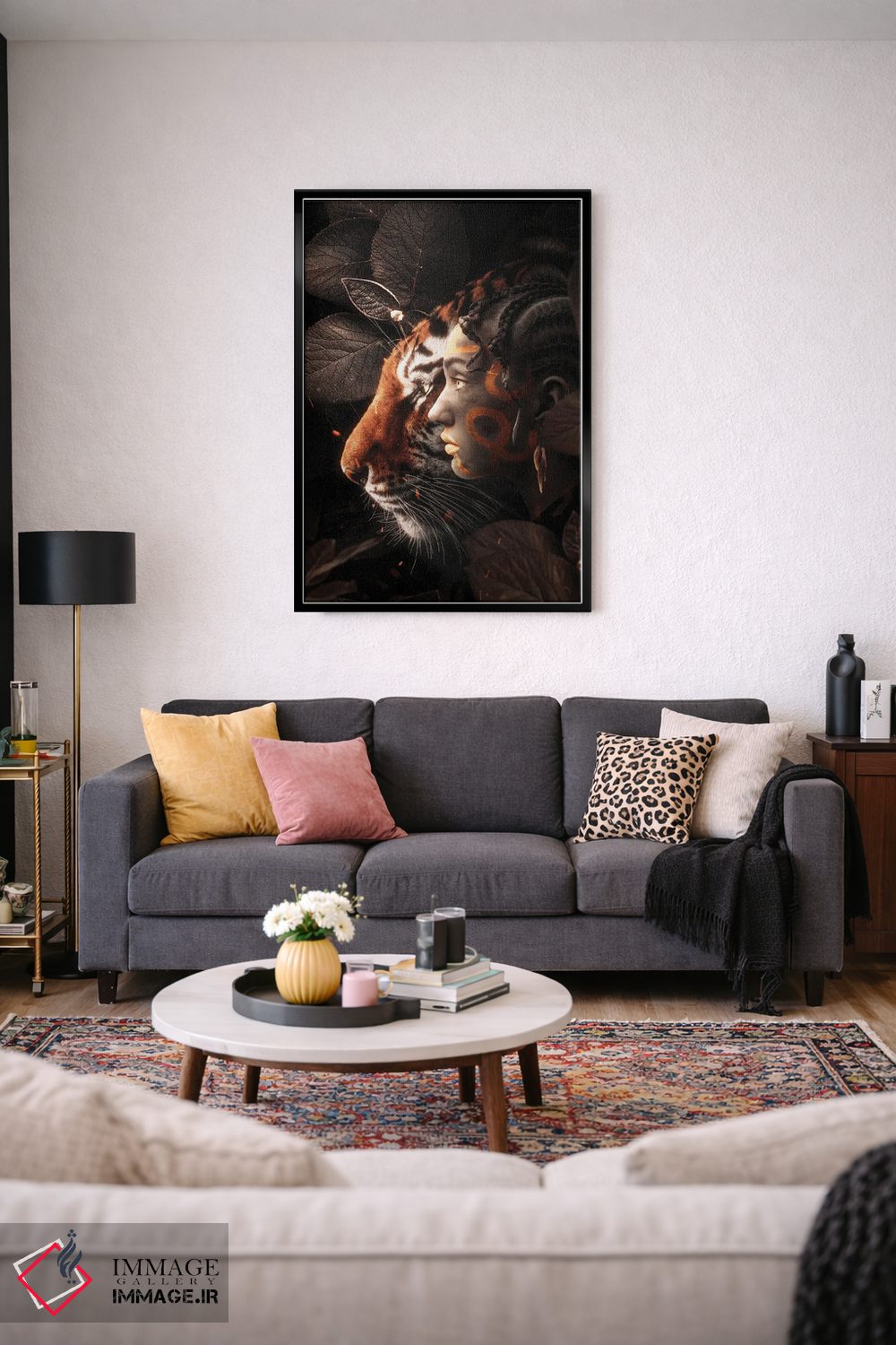 تابلو دکوراتیو برادر و خواهر اثر میلوش کارانوویچ - D2B