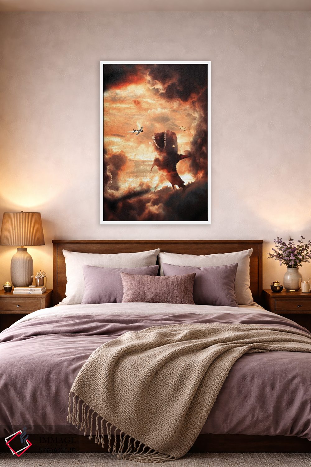 تابلو دکوراتیو کوسه ابری اثر میلوش کارانوویچ - D2W