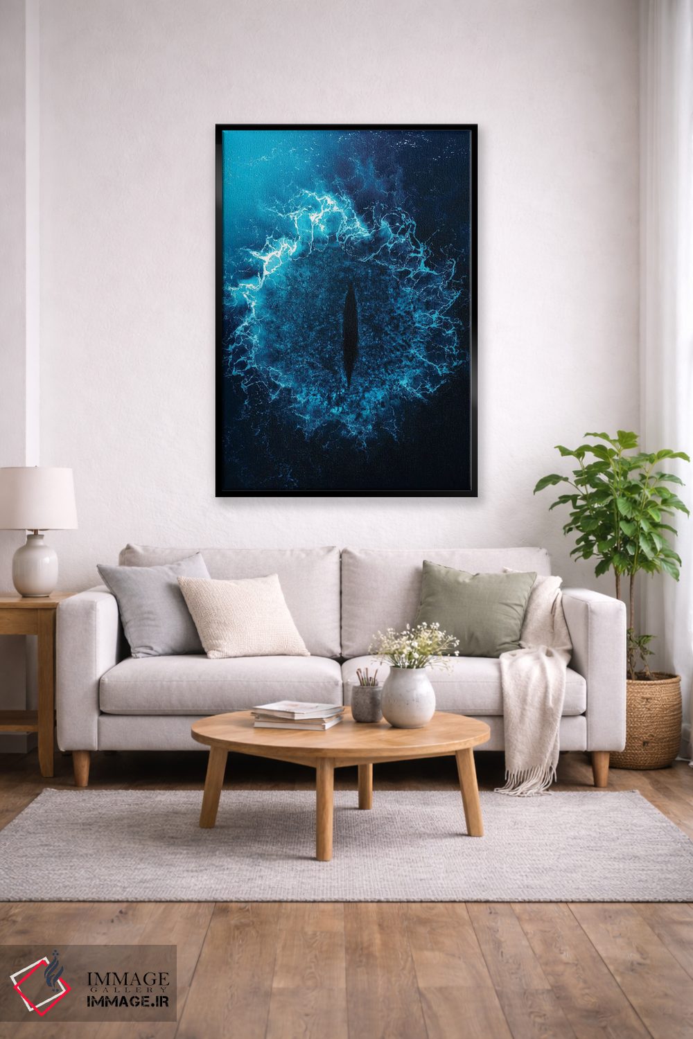 تابلو دکوراتیو چشم سائورون اثر میلوش کارانوویچ - D2B