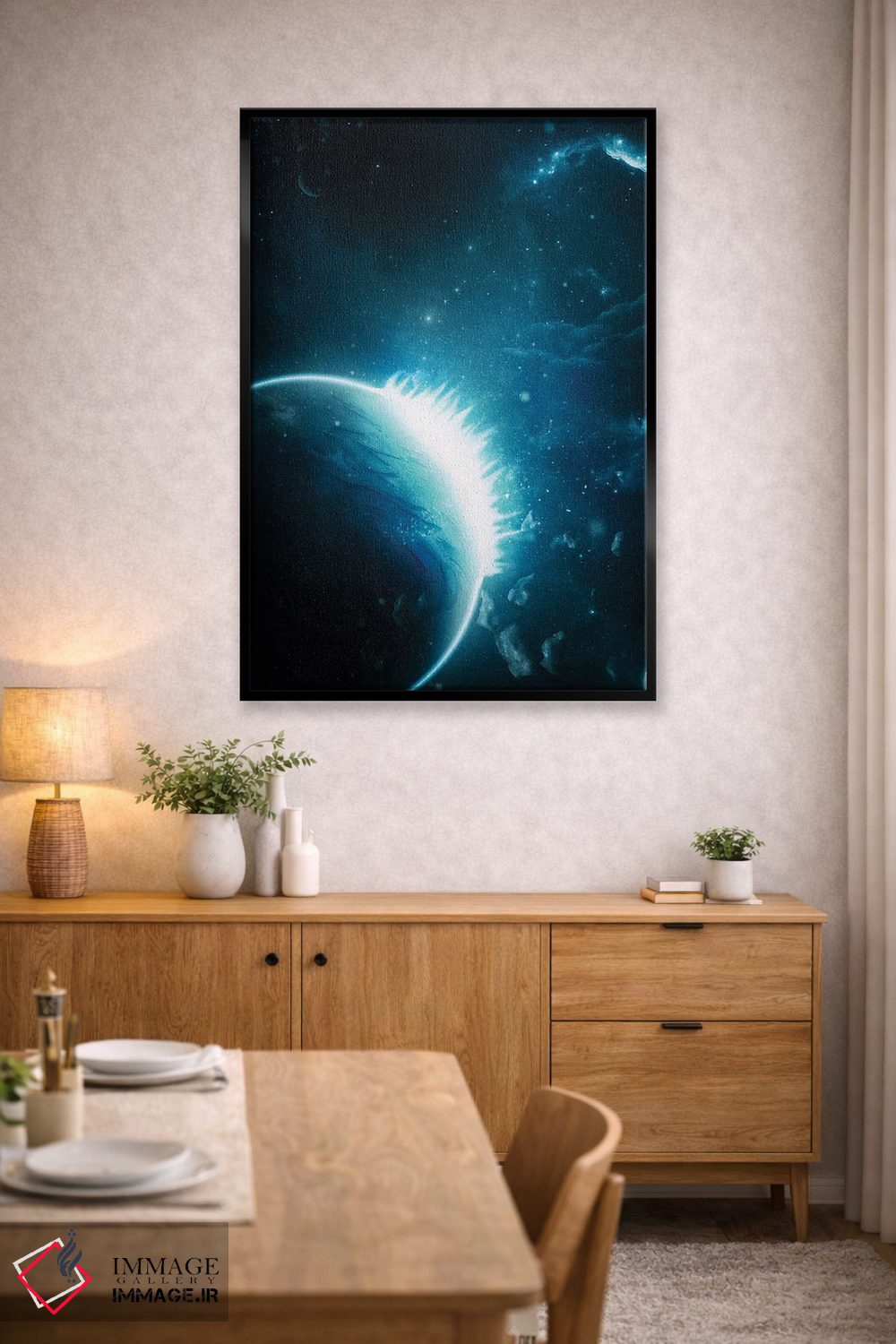 تابلو دکوراتیو کهکشان جهان اثر میلوش کارانوویچ - D5B