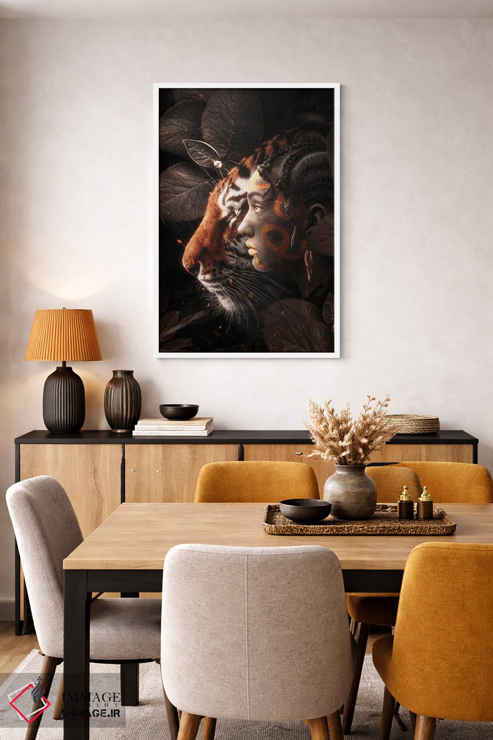 تابلو دکوراتیو برادر و خواهر اثر میلوش کارانوویچ - D5W