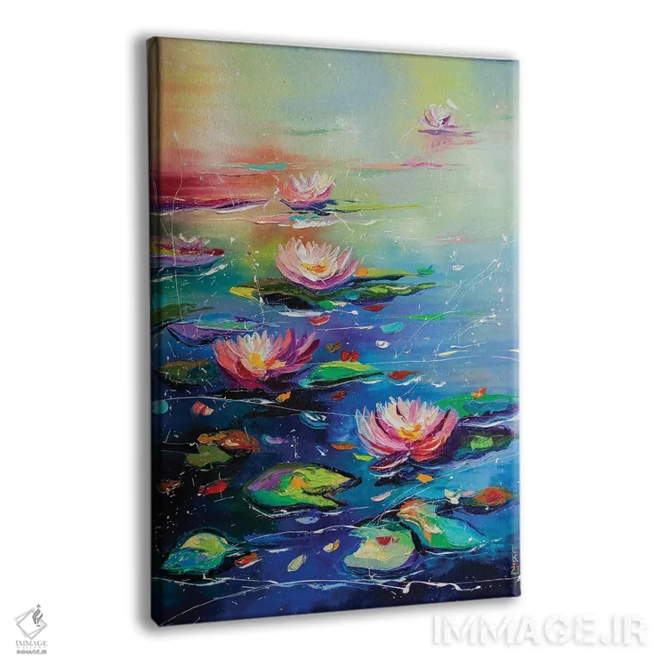 تابلو دکوراتیو برکه زیبا اثر کوپتسووا آرت - نمای پرسپکتیو محصول