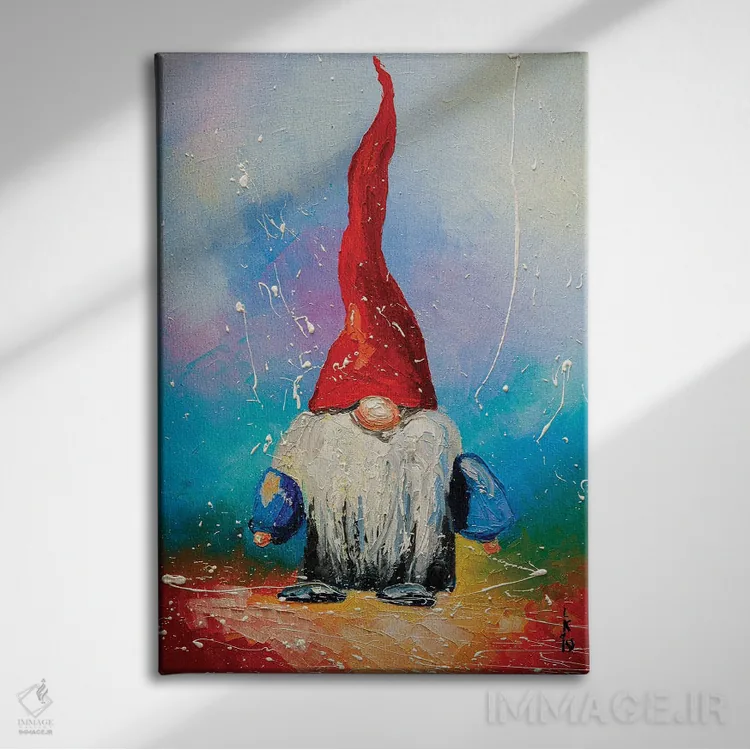 تابلو دکوراتیو من یک کوتوله ام اثر کوپتسووا آرت - نمای روبهرو روی دیوار