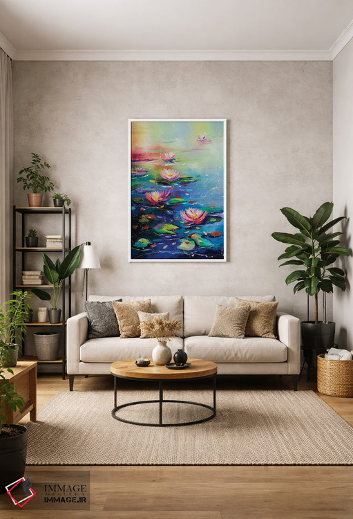 تابلو دکوراتیو برکه زیبا اثر کوپتسووا آرت - D1W