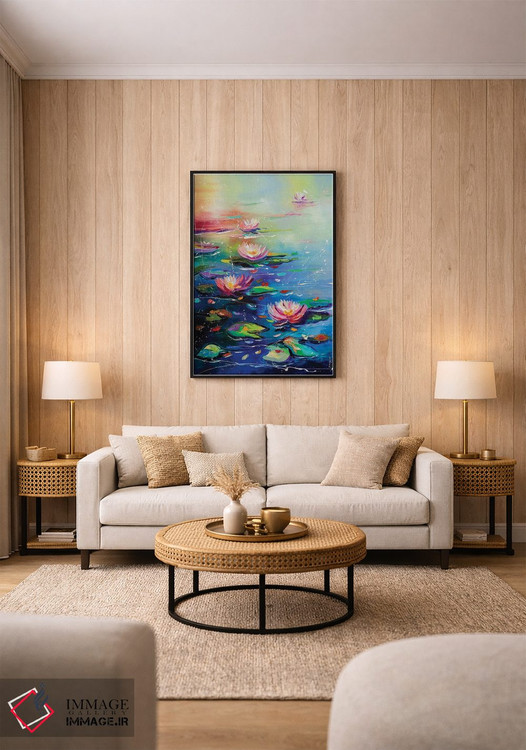 تابلو دکوراتیو برکه زیبا اثر کوپتسووا آرت - D2B