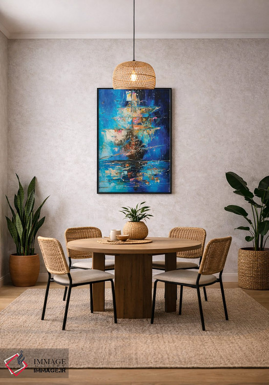 تابلو انتزاعی کشتی ارواح ۲ اثر کوپتسووا آرت - D3B
