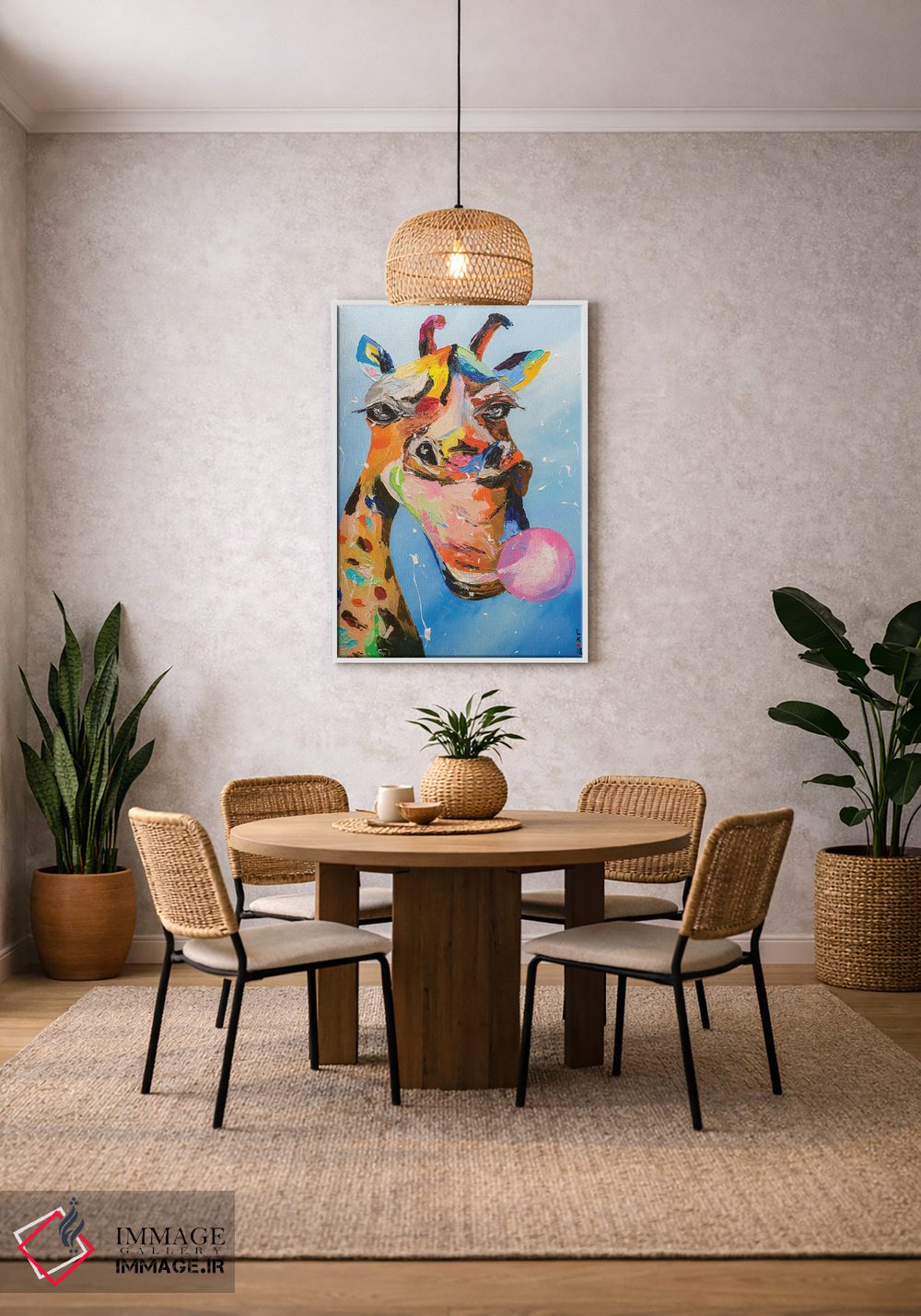 تابلو دکوراتیو دوست دارم فوت کنم اثر کوپتسووا آرت - D2W