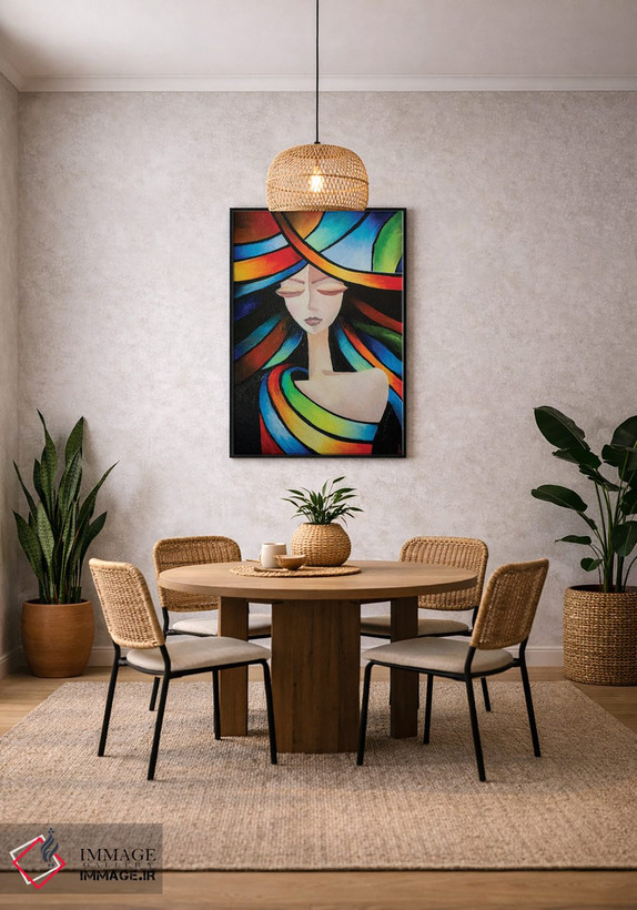 تابلو دکوراتیو رویاهای رنگارنگ اثر کوپتسووا آرت - D5B