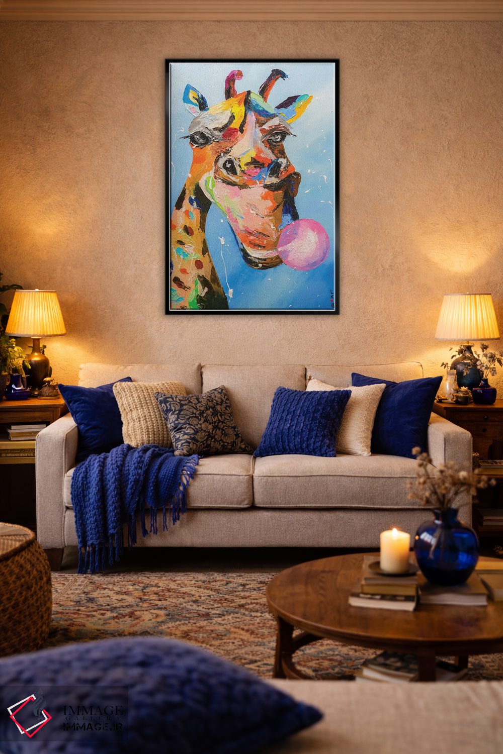 تابلو دکوراتیو دوست دارم فوت کنم اثر کوپتسووا آرت - D4B