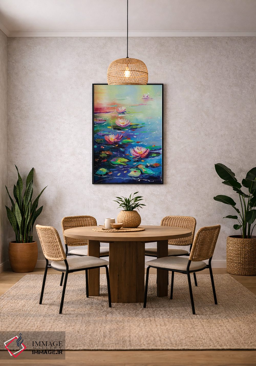 تابلو دکوراتیو برکه زیبا اثر کوپتسووا آرت - D4B