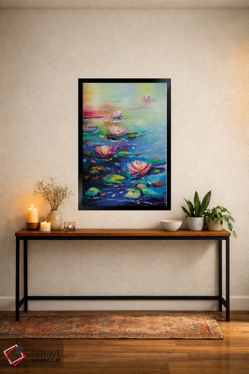 تابلو دکوراتیو برکه زیبا اثر کوپتسووا آرت - D5B