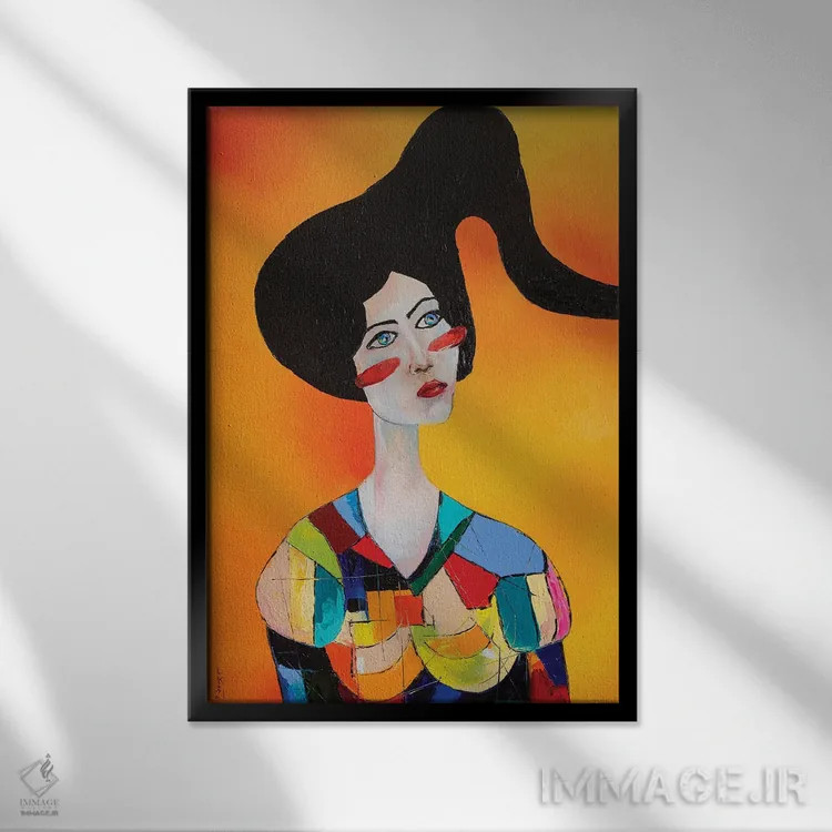 تابلو دکوراتیو رویاپردازی درباره تو I اثر کوپتسووا آرت - نمای قابدار مشکی