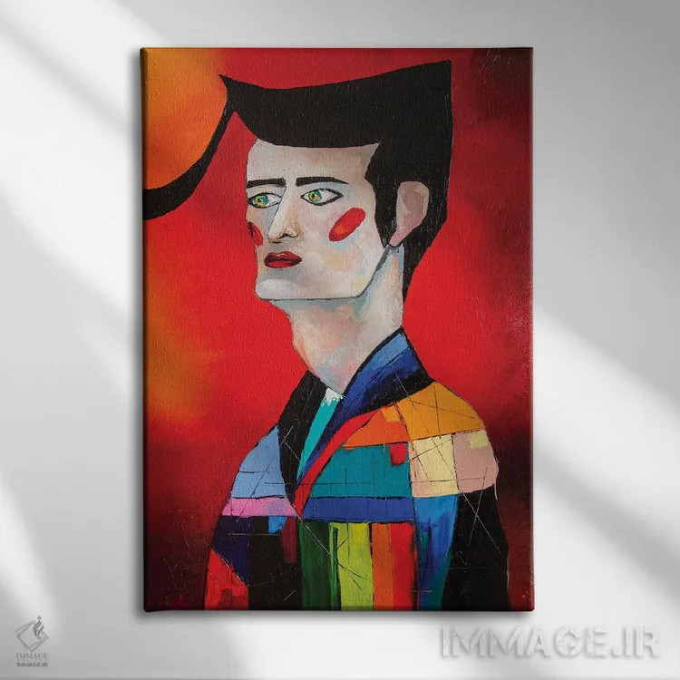 تابلو دکوراتیو رویاپردازی درباره تو II اثر کوپتسووا آرت - نمای روبهرو روی دیوار