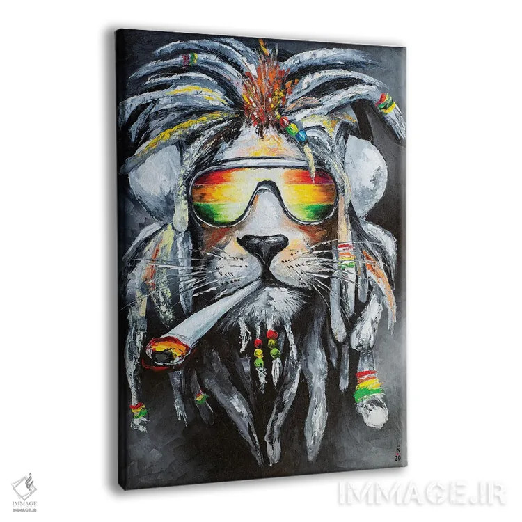 تابلو دکوراتیو حالم خوب است اثر کوپتسووا آرت - نمای پرسپکتیو محصول