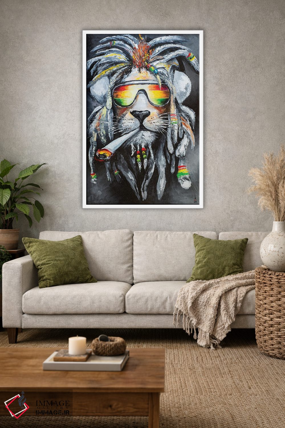 تابلو دکوراتیو حالم خوب است اثر کوپتسووا آرت - D1W