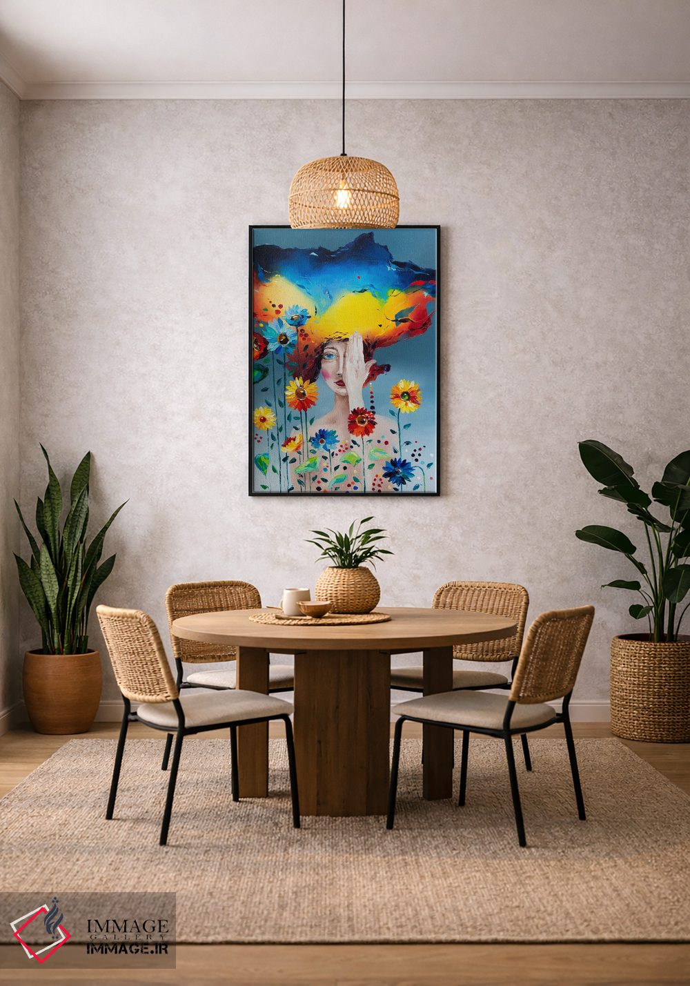 تابلو دکوراتیو من زنده ام اثر کوپتسووا آرت - D4B