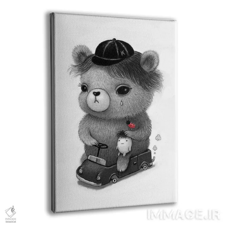 تابلو دکوراتیو آکمی اثر کریستین آدام - نمای پرسپکتیو محصول