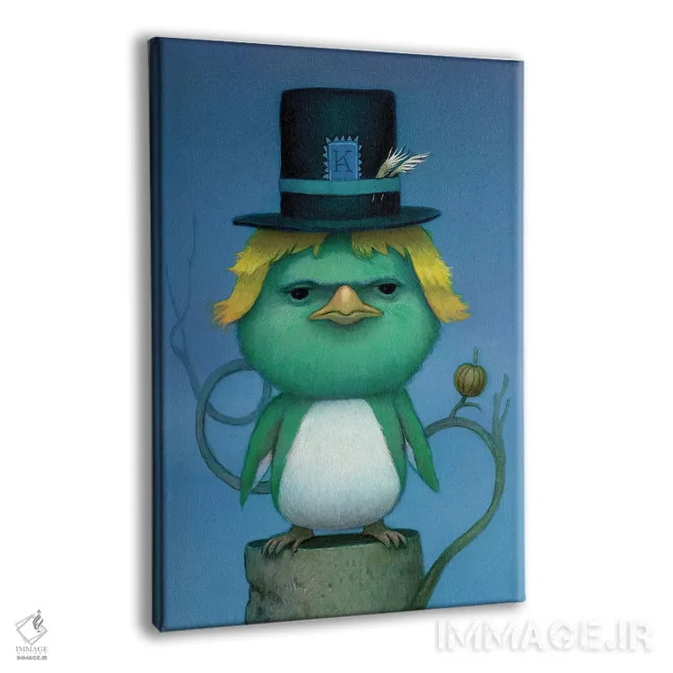 تابلو دکوراتیو کیوی اثر کریستین آدام - نمای پرسپکتیو محصول