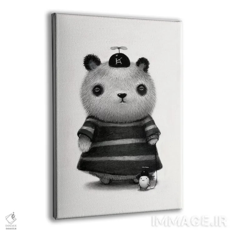 تابلو دکوراتیو کیمیکو اثر کریستین آدام - نمای پرسپکتیو محصول