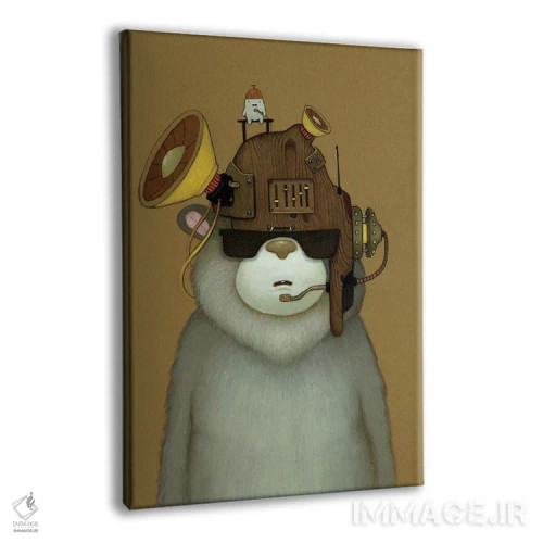 تابلو دکوراتیو کلاه کارائوکه اثر کریستین آدام - نمای پرسپکتیو محصول