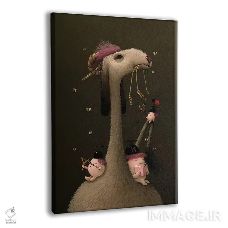 تابلو دکوراتیو میچیکو اثر کریستین آدام - نمای پرسپکتیو محصول