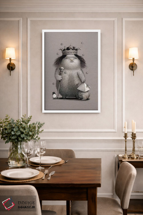 تابلو دکوراتیو پادشاه کیهان اثر کریستین آدام - D1W