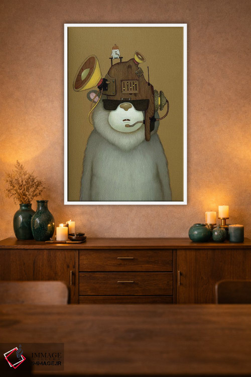 تابلو دکوراتیو کلاه کارائوکه اثر کریستین آدام - D1W