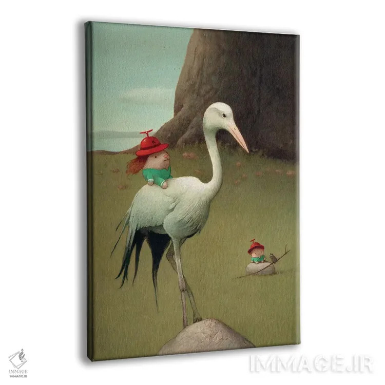 تابلو دکوراتیو میکو اثر کریستین آدام - نمای پرسپکتیو محصول