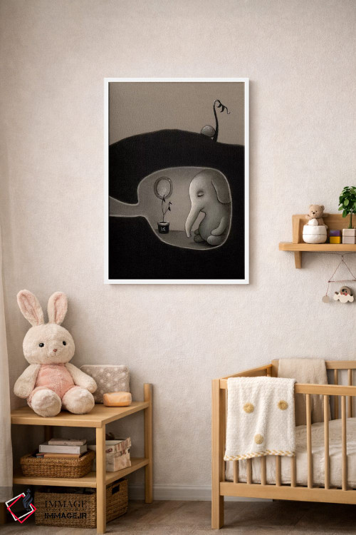 تابلو دکوراتیو یک چرت کوتاه اثر کریستین آدام - D3W