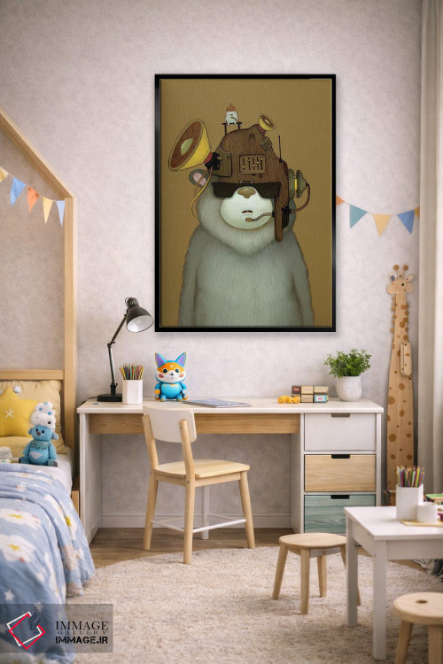 تابلو دکوراتیو کلاه کارائوکه اثر کریستین آدام - D3B