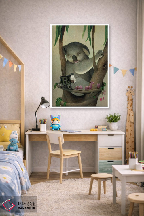 تابلو دکوراتیو کوالا اثر کریستین آدام - D1W