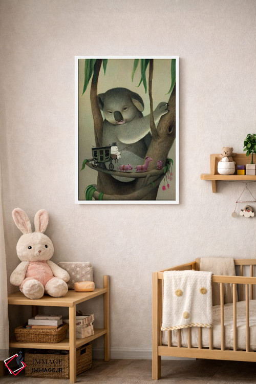 تابلو دکوراتیو کوالا اثر کریستین آدام - D2W