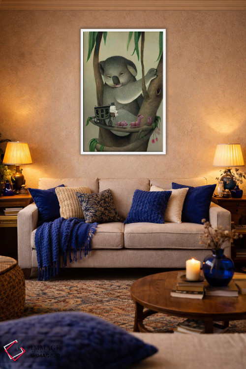 تابلو دکوراتیو کوالا اثر کریستین آدام - D3W