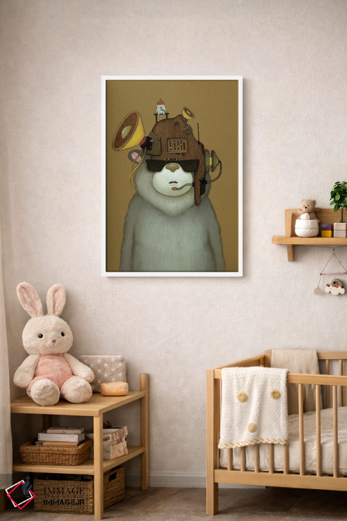 تابلو دکوراتیو کلاه کارائوکه اثر کریستین آدام - D4W