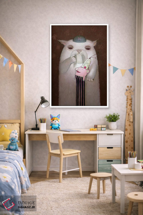 تابلو دکوراتیو فلوکو اثر کریستین آدام - D1W